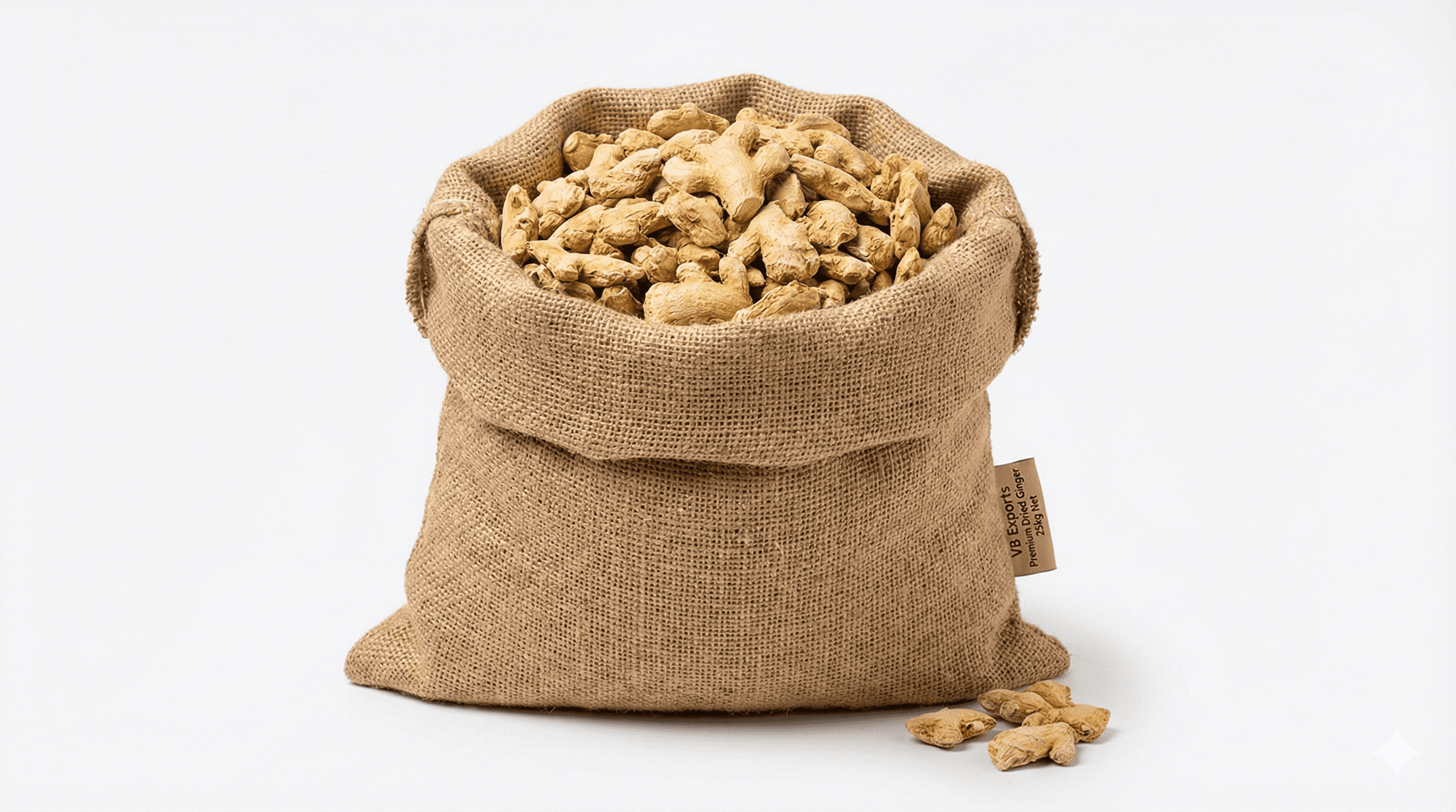 Dried Ginger - Indian Spices Export | VB Exports